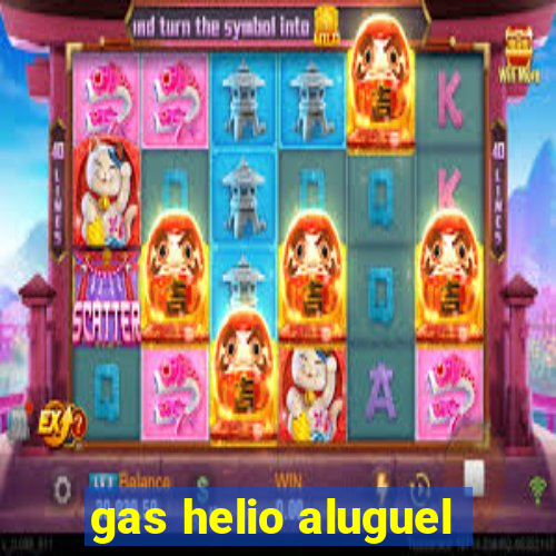 gas helio aluguel